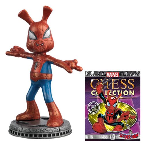 Marvel Amazing Spider-Man Spider-Ham White Pawn Chess Piece with Collector Magazine #89